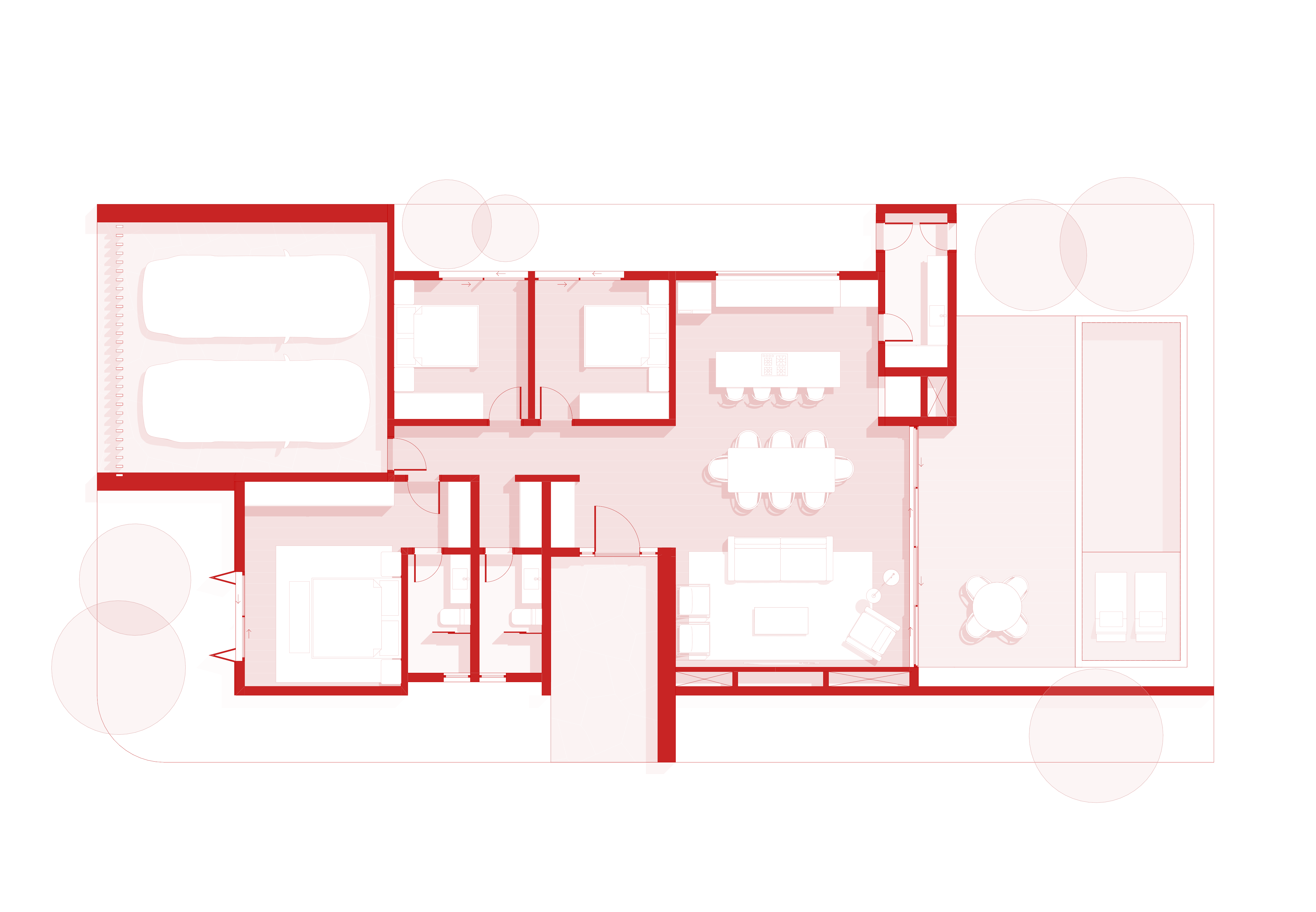 Residência Recanto — planta baixa térreo